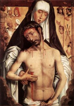 Hans Memling : The Virgin Showing the Man of Sorrows